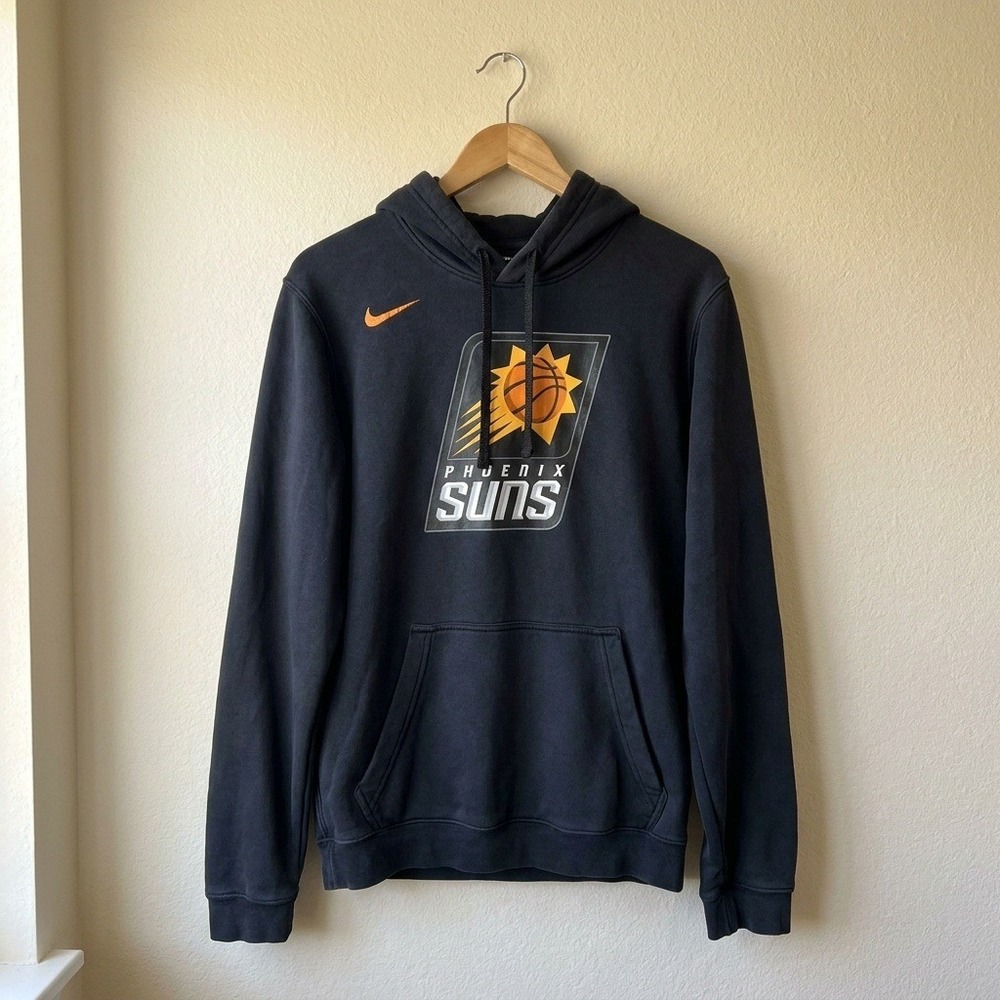 Nike‎ Phoenix Suns Hoodie Mens Small Black NBA Basketball Graphic Pullover